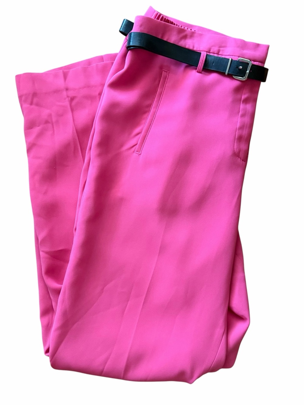 Peter Nygard Wide Leg Cropped Career Dress Pants Pockets Women's Plus 16 NWOT
